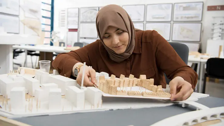 Student in studios, workshops and CAD suites