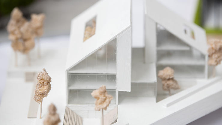 Architecture student's model