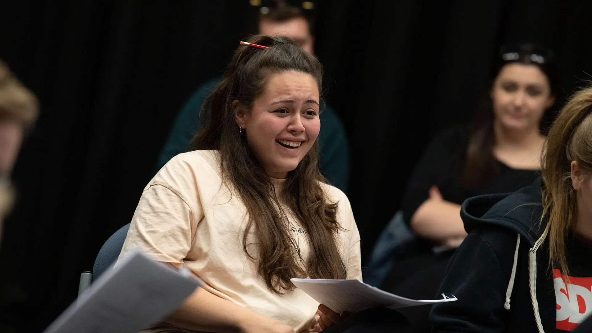 music theatre ba students performing together