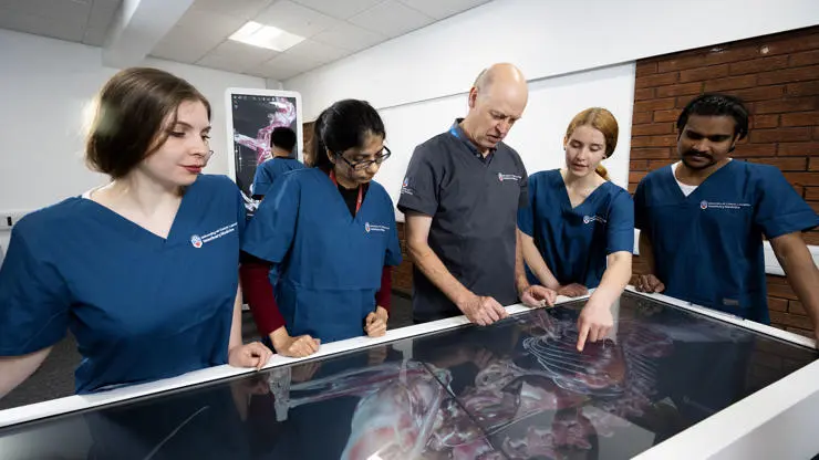 Teaching staff provide hands-on learning experiences.