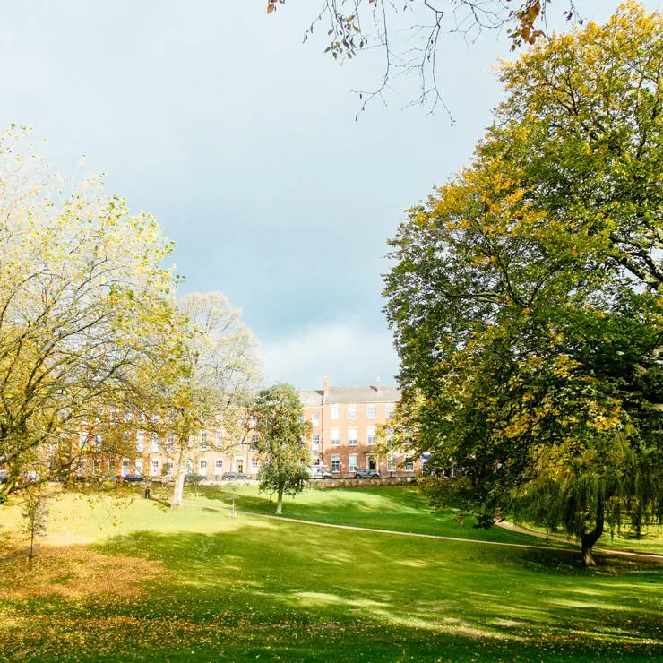 Winckley Square in Autumn, photo courtesy of Preston City Council