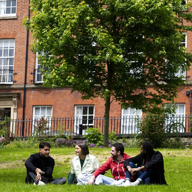 Catch up with friends in Winckley Square