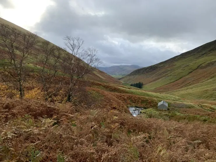 Vernacular style turbine house for the Roughten Gill Hydroelectric Scheme, Blencathra.