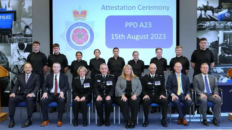 Lancashire Constabulary Policing Attestation Ceremony.