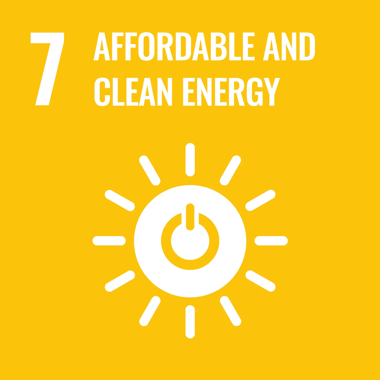 un sustainable development goal affordable and clean energy infographic