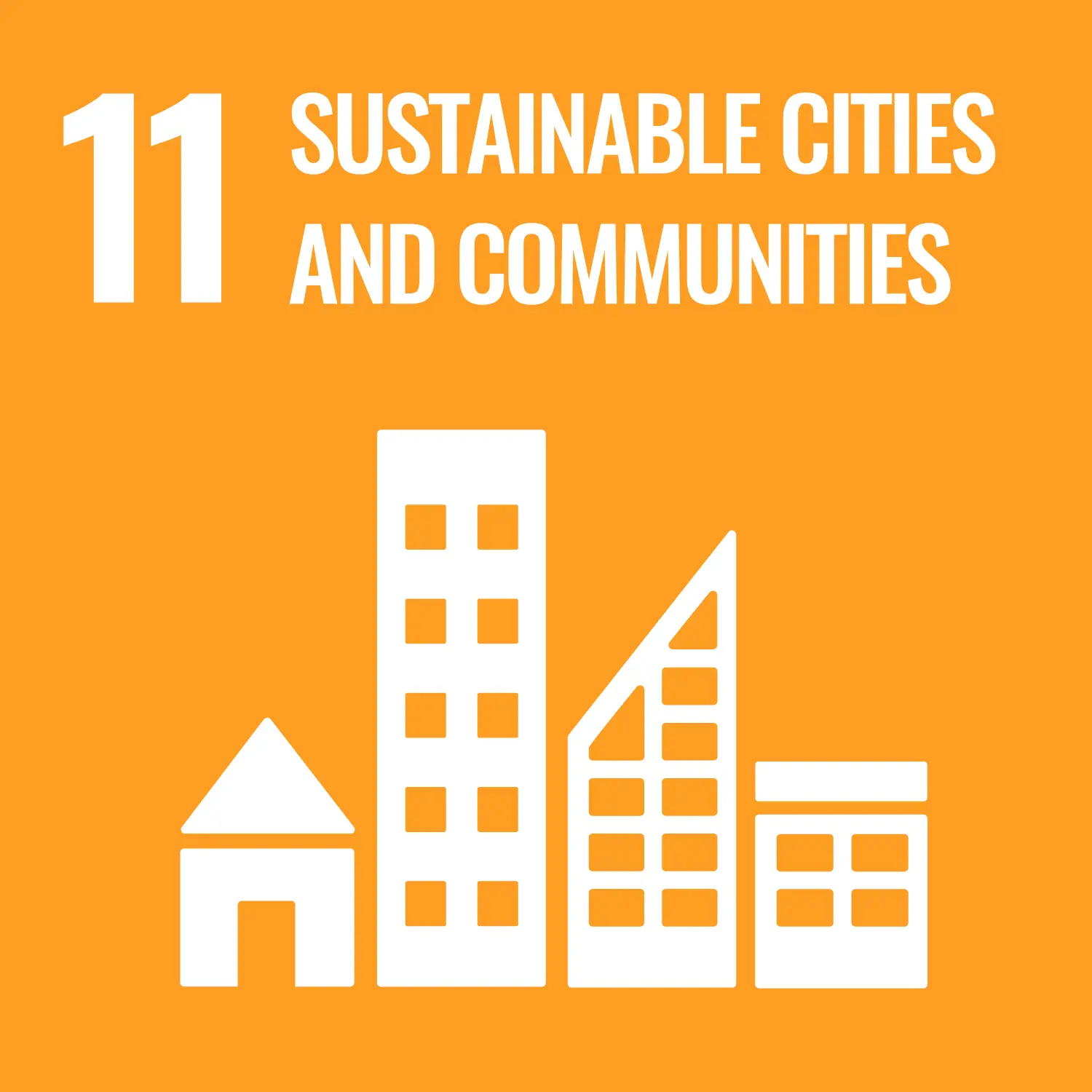 un sustainable development goal sustainable cities and communities infographic