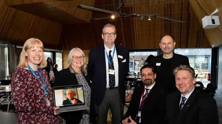 Academics from the Social Prescribing Unit at its launch event.