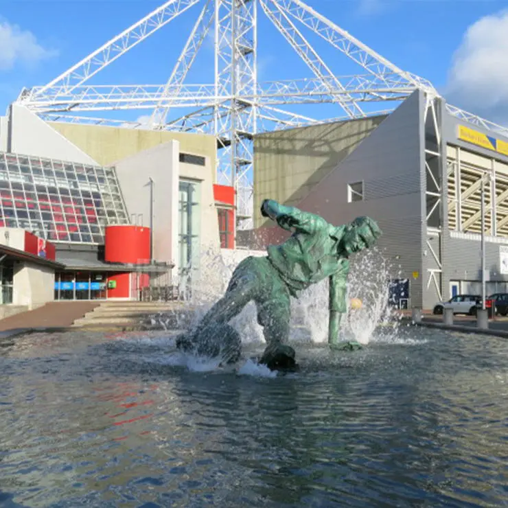 Cheer on Preston North End at the Deepdale Stadium. Club. Image credit: Preston North End / Ian Robinson.