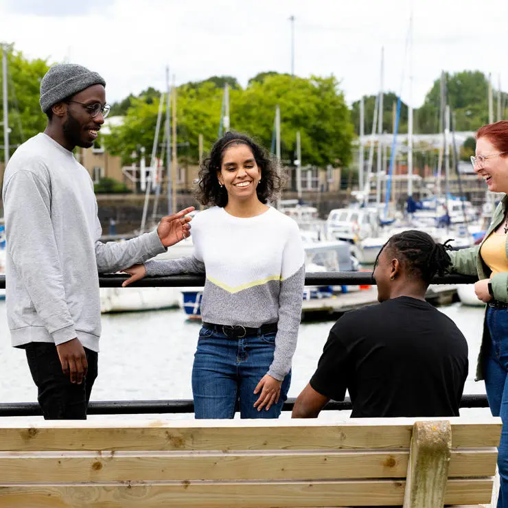 Take in the views and relax by Preston Marina.