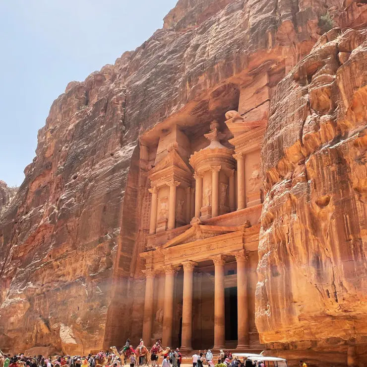The ancient city of Petra, Jordan