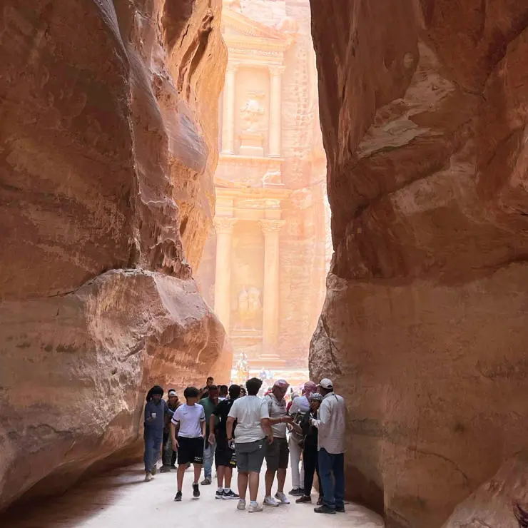 The ancient city of Petra, Jordan