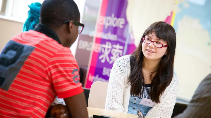 Students in TESOL class