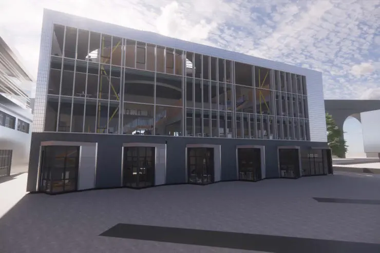 Artist impression by day: BCUC expansion completion Summer 2024