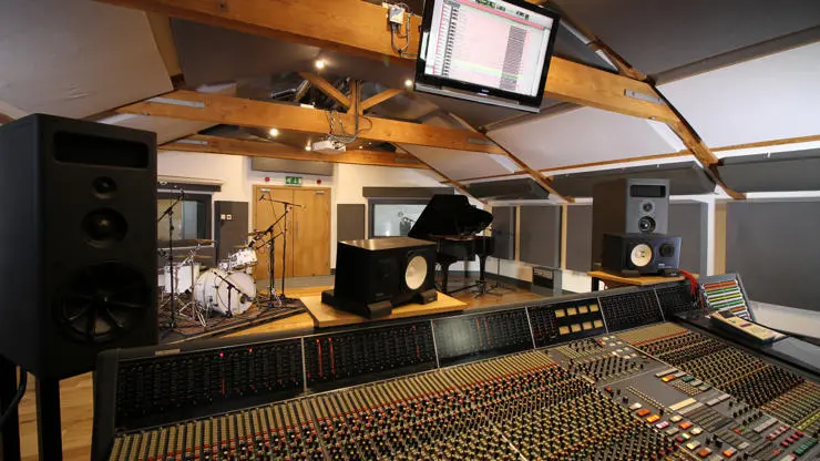 Well equipped recording spaces