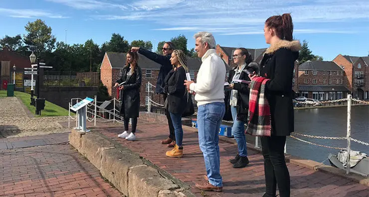 Interior design students developed conceptual schemes for an outdoor play area at the National Waterways Museum.