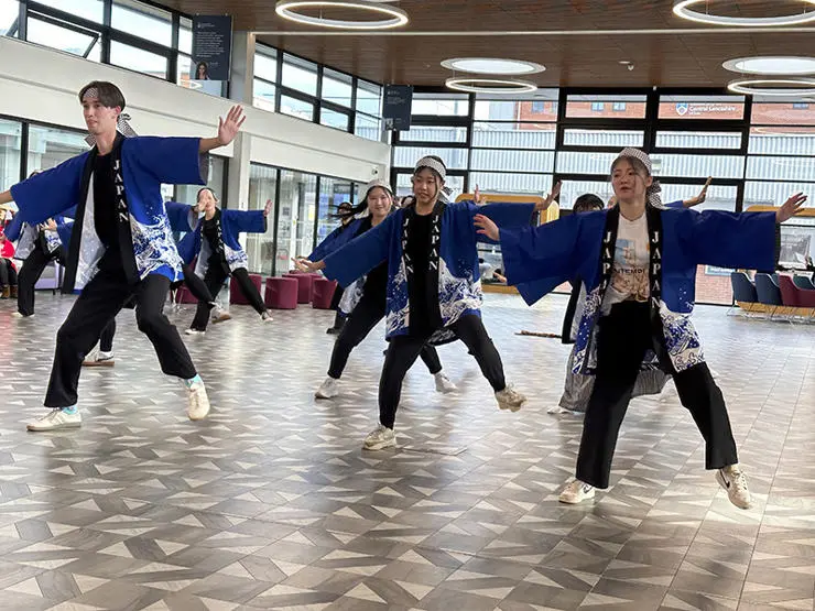 A Soranbushi Dance performance