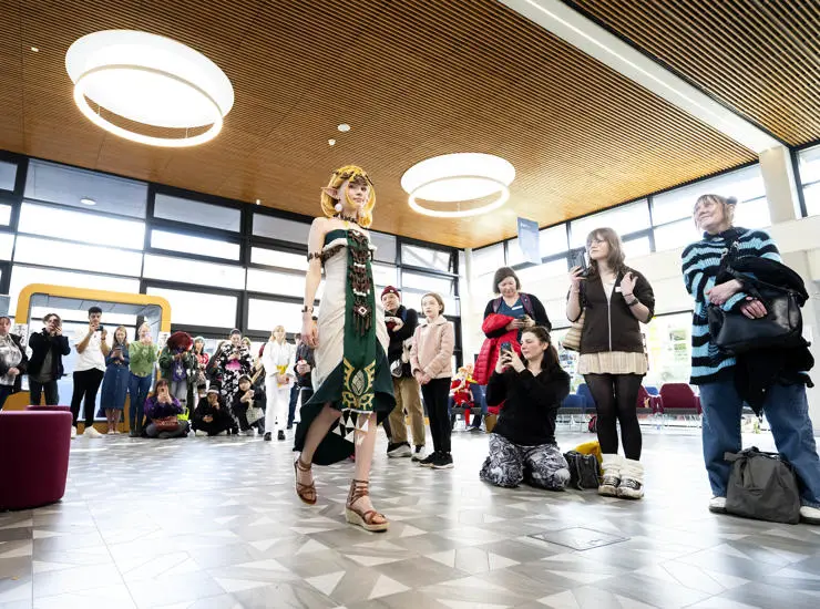 Students dress up as cosplay characters