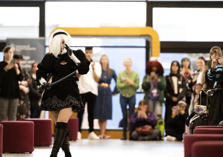 Students dress up as cosplay characters
