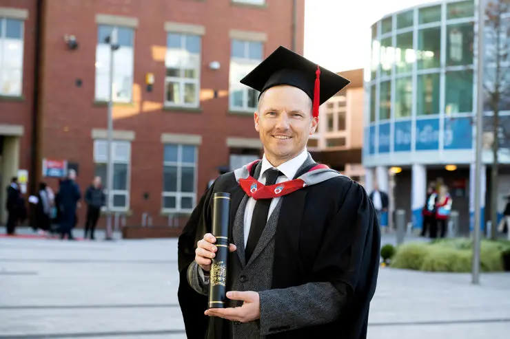 New UCLan graduate Ian Buckman